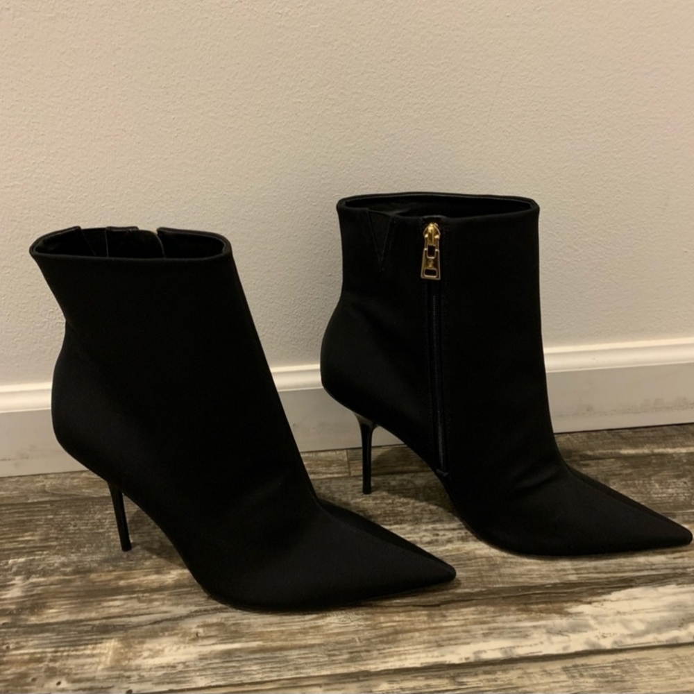 NWOT Good American Classic Heel Bootie Size 12 - Picture 8 of 12